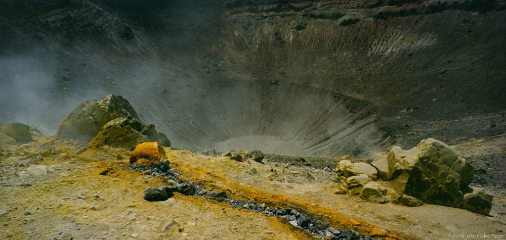 Isole Eolie, Vulcano: il gran cratere.